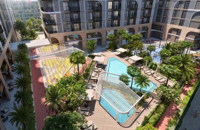 1 Bedroom Apartment, Nouran Living Building 1.  High Floor, Prime Location, Balcony, High ROI