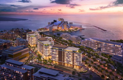 1 Master Bedroom Apartment, The Arthouse.  High Floor, Partial Sea View, L Shape Balcony