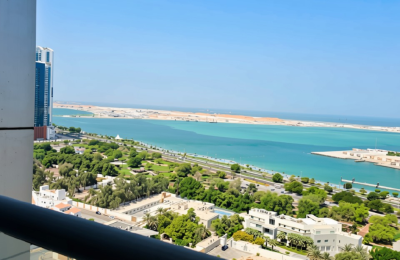 3BR _ AL ARYAM Tower _ Mina Road _ Fascinating Direct Sea View | High Floor | Prime Location | With Amenities