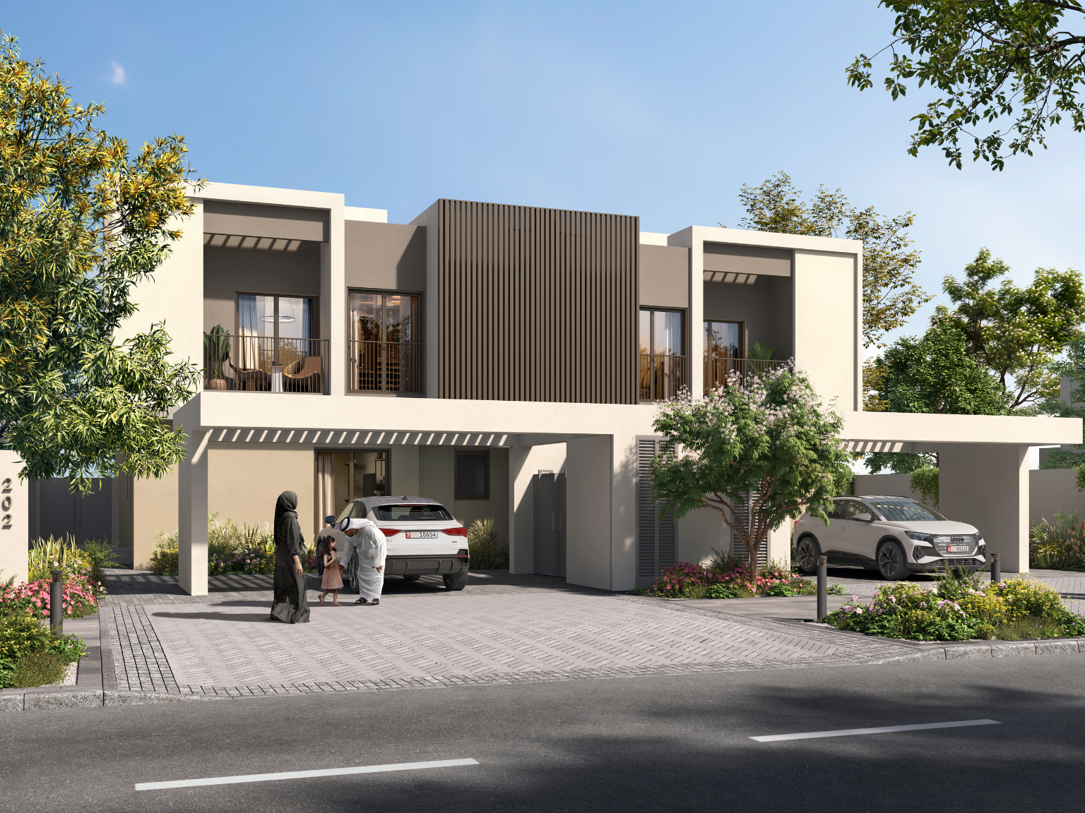 4BR Townhomes _ Al Deem | Single Row | Middle Unit | Close to the Community Entrance | Modern Sustainable Local Community