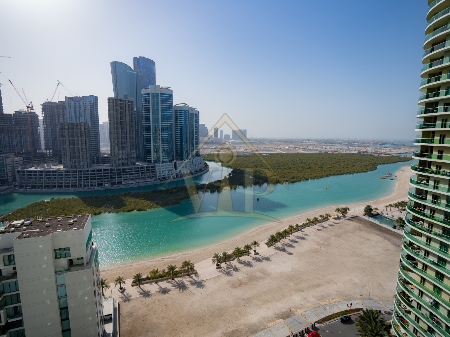 BEACH TOWER A_ 1BR | Fully Furnished | Full Mangrove and Pool View | Overlooking the Sea | Massive Layout | Closed Kitchen