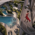 3BR_ Radiant Elite Tower _ Sea View | Corner | High Floor | Unit with 2 Balconies | Maid's Room