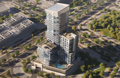 1BR_ Radiant Gardens Tower | Direct Pool View | Mid Floor | Low Premium | Brilliant Architectural Designed Unit