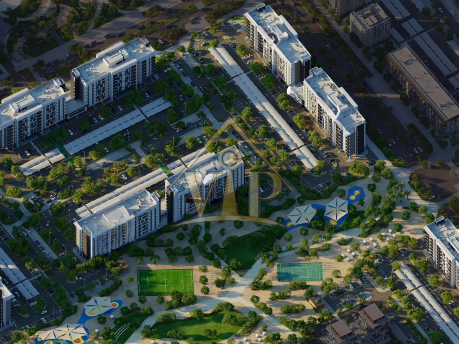 1BR_ Reeman Living 2A_High Floor | Sports Facility View | Stylish Apartment