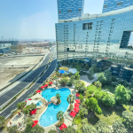 Hotel Styled Studio in the ARC Tower | High Floor | Swimming Pool View