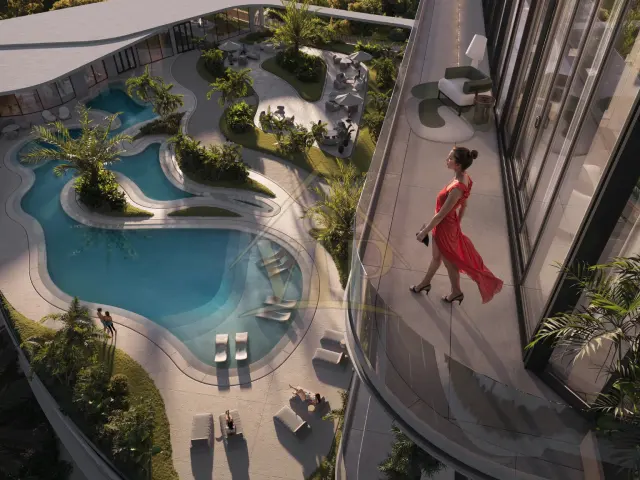 3BR_ Radiant Elite Tower _ Sea View | Corner | High Floor | Unit with 2 Balconies | Maid's Room