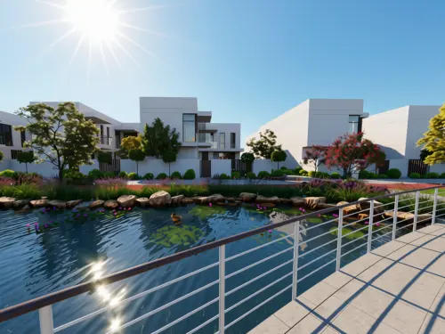 3BR_Sustainable City _ Yas Island _ Remarkable Community Pond View | Close to Swimming Pool | Prime Location - 2