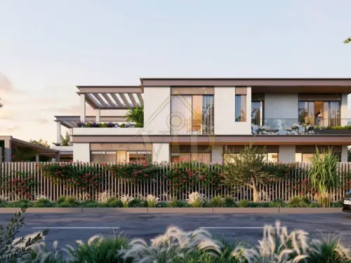 5BR _ Naseem Community _ Hudayriat Island_ Single Row | Front of Community School and Sports Field | Sophisticated Contemporary Style Villa - 2