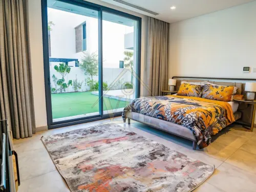 5BR Upgraded to 6BR _ The Dunes _ Saadiyat Reserve _ Corner 5BR Upgraded to 6BR | Semi Furnished | Elegant Private Villa - 6