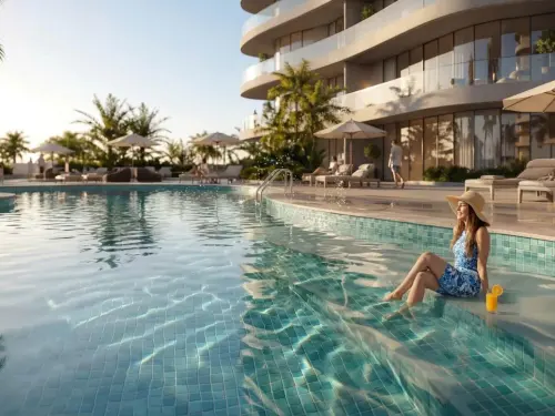 1BR_ Radisson Residences B4 | Full Sea View | Astonishing Corner Unit with 2 Balconies | Massive Layout | Low Premium | Luxury Style Living - 12
