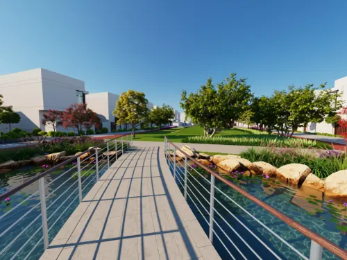 3BR_Sustainable City _ Yas Island _ Remarkable Community Pond View | Close to Swimming Pool | Prime Location - 5