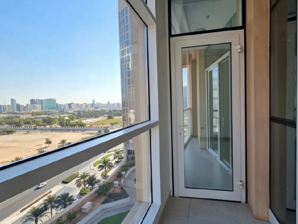 3BR Simplex + M _ United Square Desert Khalidiya _ Road View | Massive Well- Maintained Unit with Balcony | 2 Parking | with Amenities