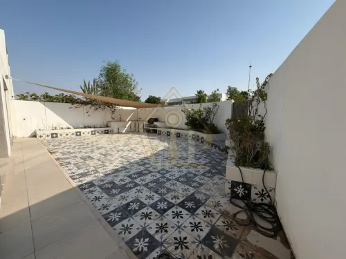 3BR _ CEDARS Yas Acres | Upgraded Corner Villa Facing Community Center | Corner Unit - 23