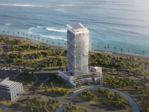 3BR_ Radiant Elite Tower _ Sea View | Corner | High Floor | Unit with 2 Balconies | Maid's Room - 3